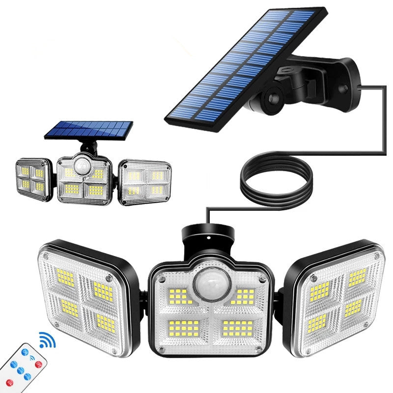 Split Solar Wall Light Outdoor Courtyard Human Body Induction Light CJ Dropshipping