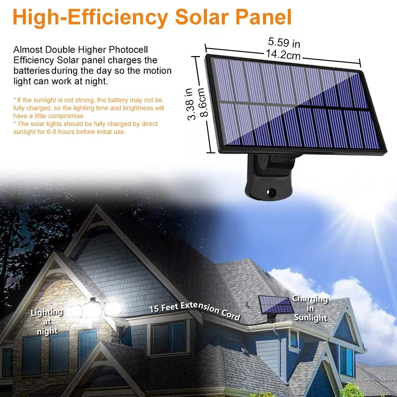 Split Solar Wall Light Outdoor Courtyard Human Body Induction Light CJ Dropshipping