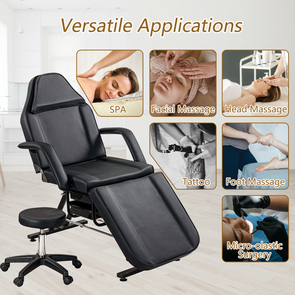 Massage Salon Tattoo Chair, Adjustable Beauty Barber Spa Beauty Equipment TryTrendly
