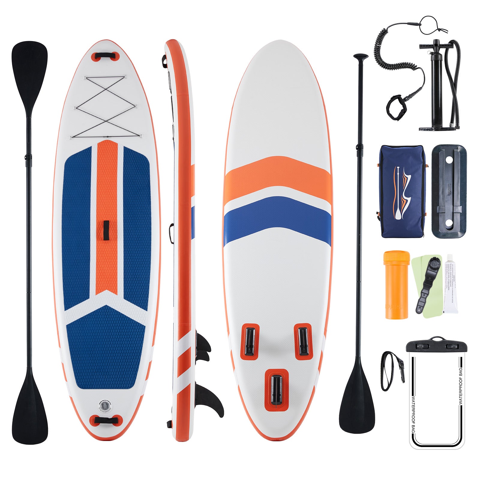 Inflatable Stand Up Paddle Boards 10 Ft 5 In With Premium SUP Paddle Board Accessories, Wide Stable Design, Non-Slip Comfort Deck For Youth & Adults Anker