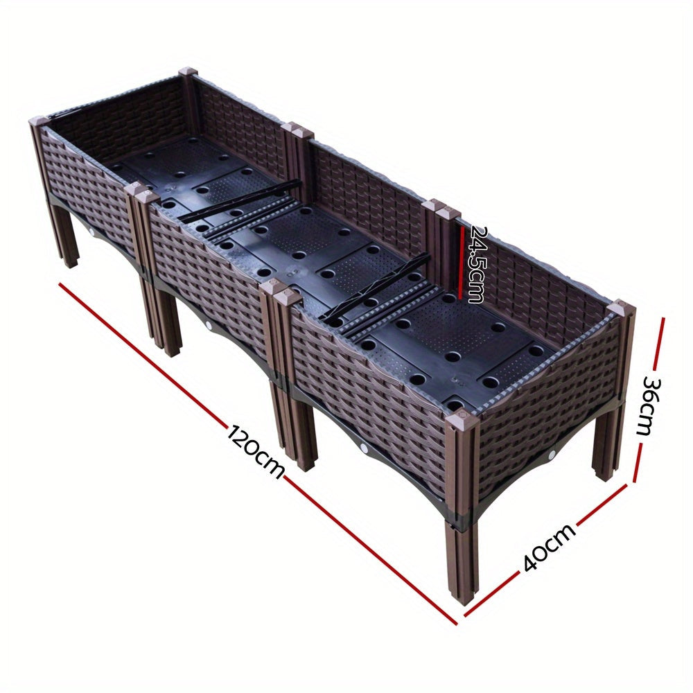 Raised Garden Bed Planter Box for Herbs & Vegetables TM