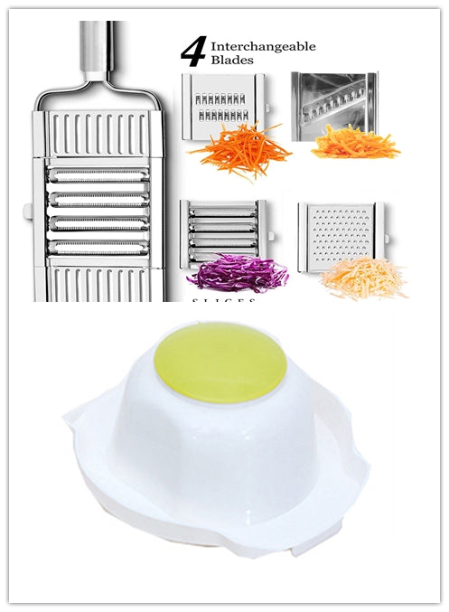 Stainless Steel Grater, Vegetable And Fruit Slicer, Peeler TryTrendly
