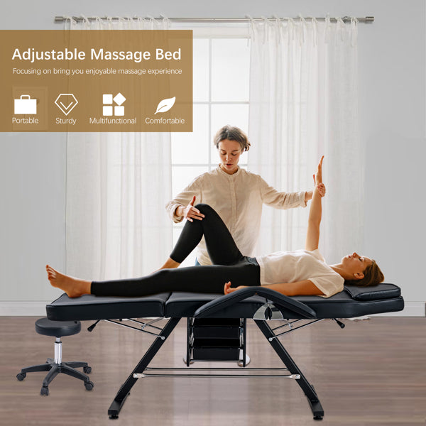 Massage Salon Tattoo Chair, Adjustable Beauty Barber Spa Beauty Equipment TryTrendly
