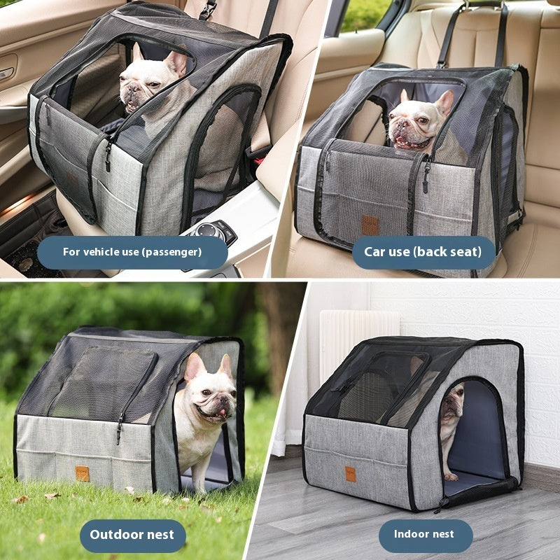 Portable Foldable Car Waterproof And Hard-wearing Pet Cage Waterproof Thickened Dog Mat Car Pet Mat Anker