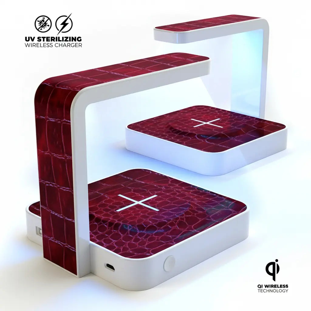Red Snake Skin Pattern V4 UV Germicidal Sanitizing Sterilizing TryTrendly