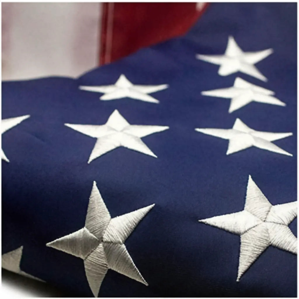 American Flag Outdoor Heavy Duty Embroidered Stars USA Flag TryTrendly