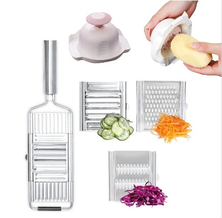 Stainless Steel Grater, Vegetable And Fruit Slicer, Peeler TryTrendly