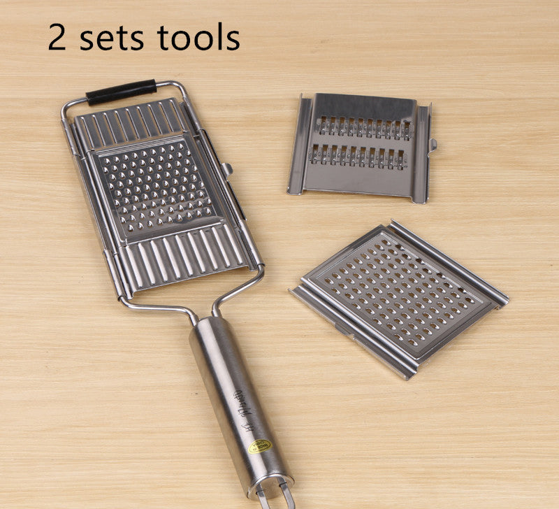 Stainless Steel Grater, Vegetable And Fruit Slicer, Peeler TryTrendly