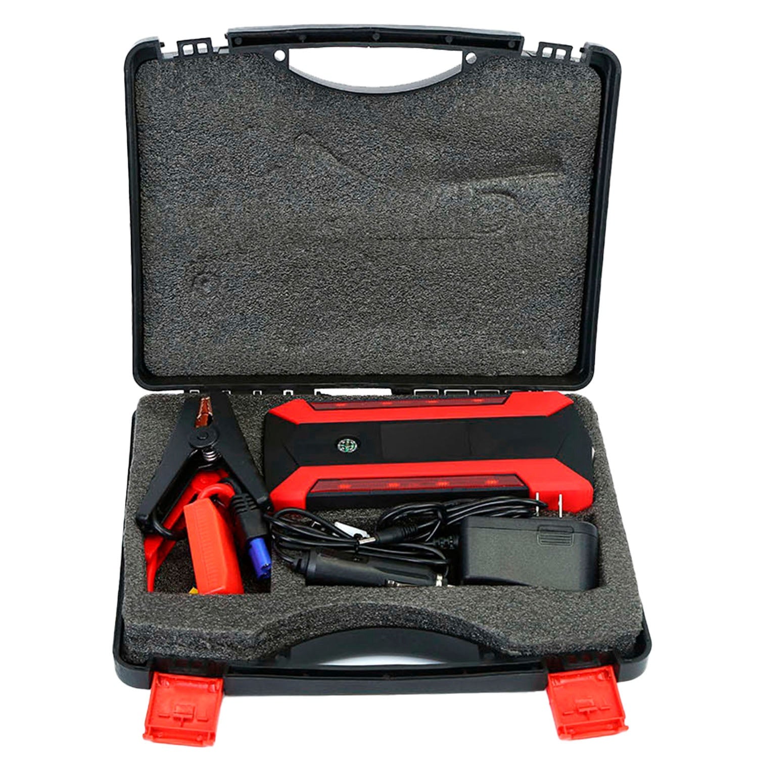 Car Jump Starter Booster 800A Peak 28000mAh 12V Battery Charger Up To 6.0L Gas Or 3.0L Diesel Engine With LCD Screen 4 Modes LED Flashlight cjdropshipping