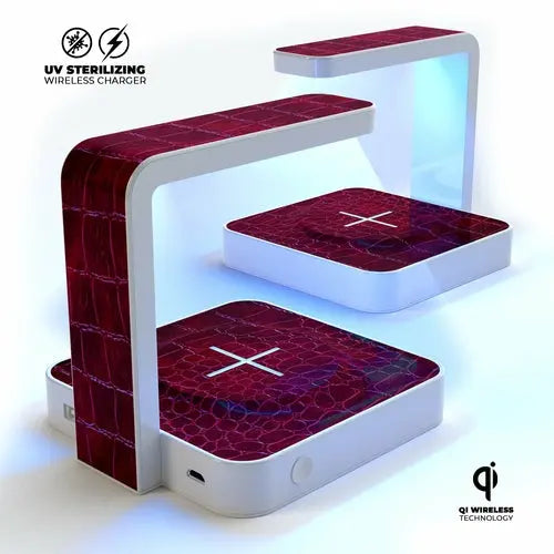 Red Snake Skin Pattern V4 UV Germicidal Sanitizing Sterilizing - TryTrendly
