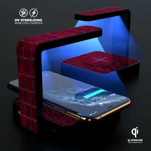 Red Snake Skin Pattern V4 UV Germicidal Sanitizing Sterilizing - TryTrendly