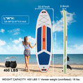Inflatable Stand Up Paddle Boards 10 Ft 5 In With Premium SUP Paddle Board Accessories, Wide Stable Design, Non-Slip Comfort Deck For Youth & Adults Anker