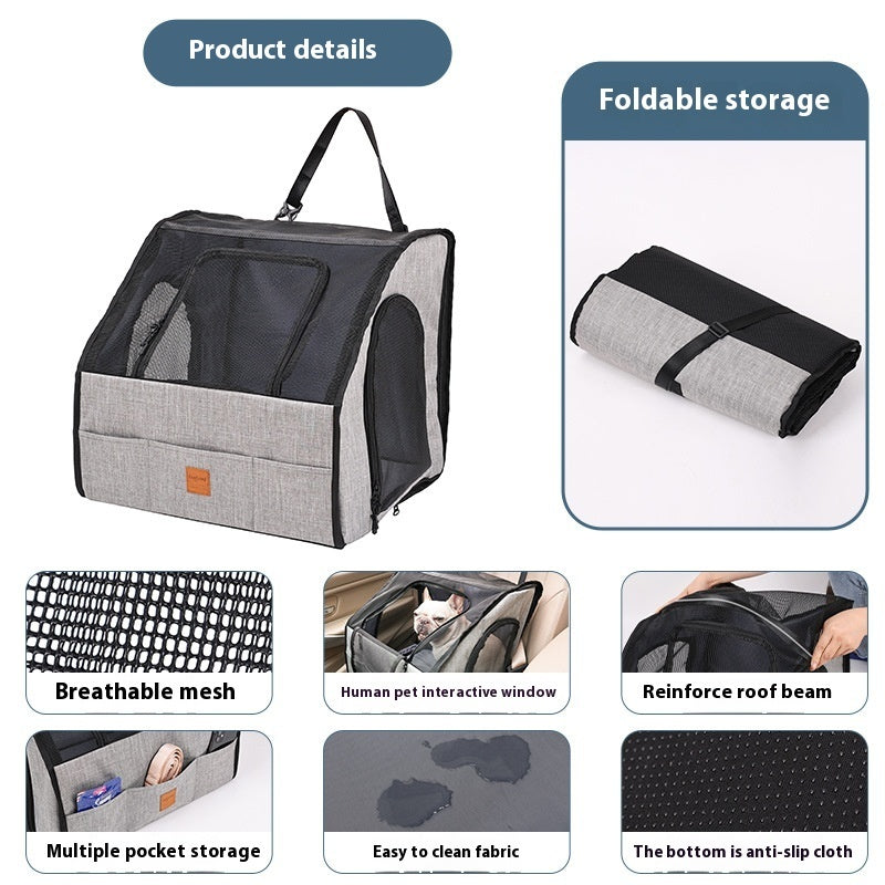 Portable Foldable Car Waterproof And Hard-wearing Pet Cage Waterproof Thickened Dog Mat Car Pet Mat Anker