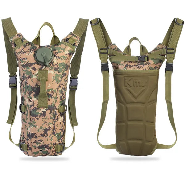 Tactical Hydration Pack 3L Water Bladder Adjustable Water Drink Backpack TryTrendly
