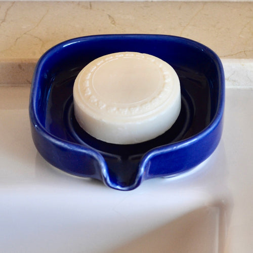 Self-Draining Porcelain Soap Dish - TryTrendly