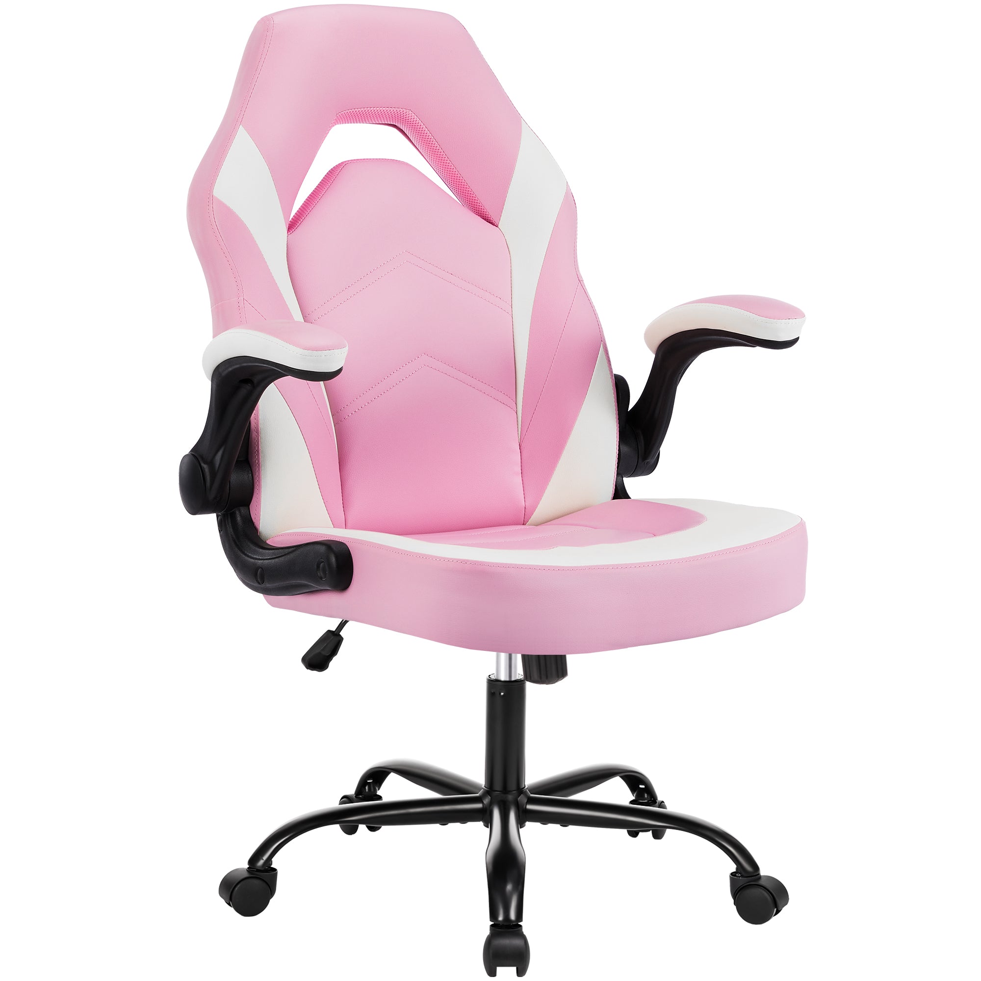 PU Leather Ergonomic Office Chair Swivel Computer Gaming Chair With Lumbar Support cjdropshipping