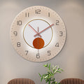 Tempered Glass Wall Clock Mute Living Room Clock Wall-mounted Decorative Clock CJ Dropshipping