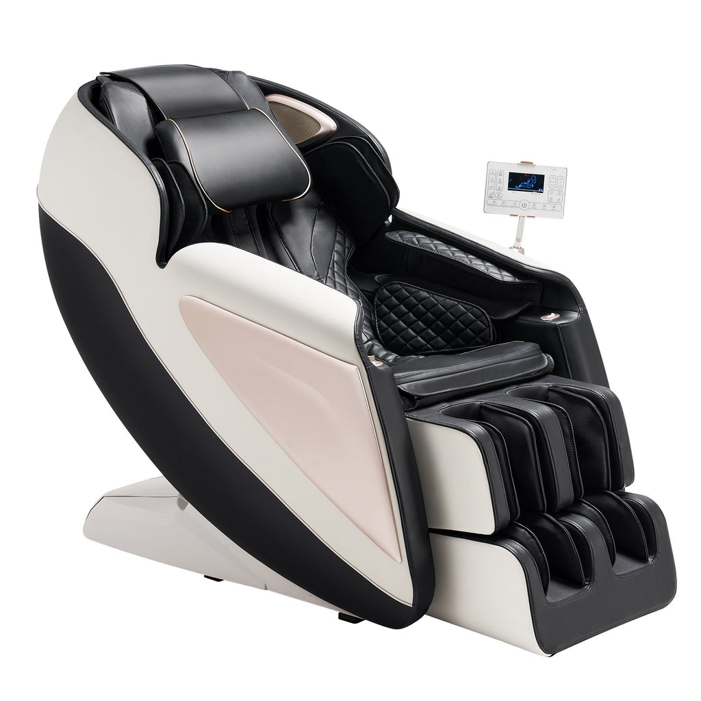 Full Body Massage Chair, 3D Zero Gravity Recliner With SL Track, 18 Auto Modes, Heat, Foot Rollers, Armrest Control, LCD Display, 36 Airbags, Retractable Footrest TryTrendly