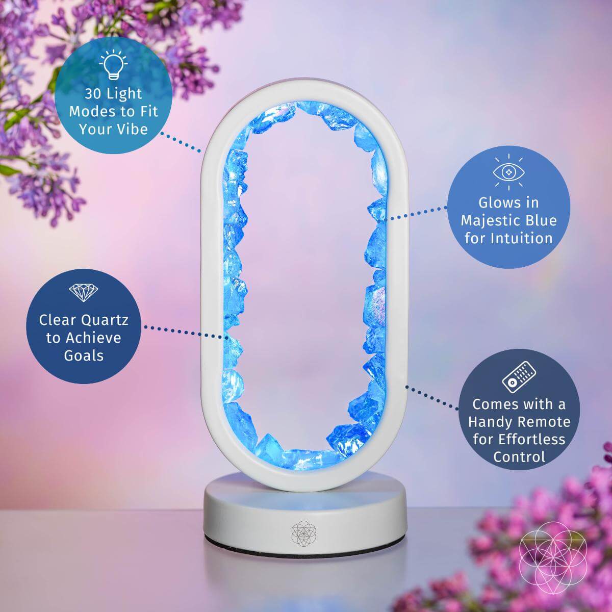 Manifest Success - Clear Quartz Lamp of Achievement - TryTrendly